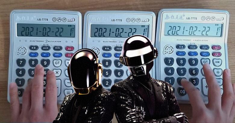 Un Youtuber joue des titres des Daft Punk à la calculatrice