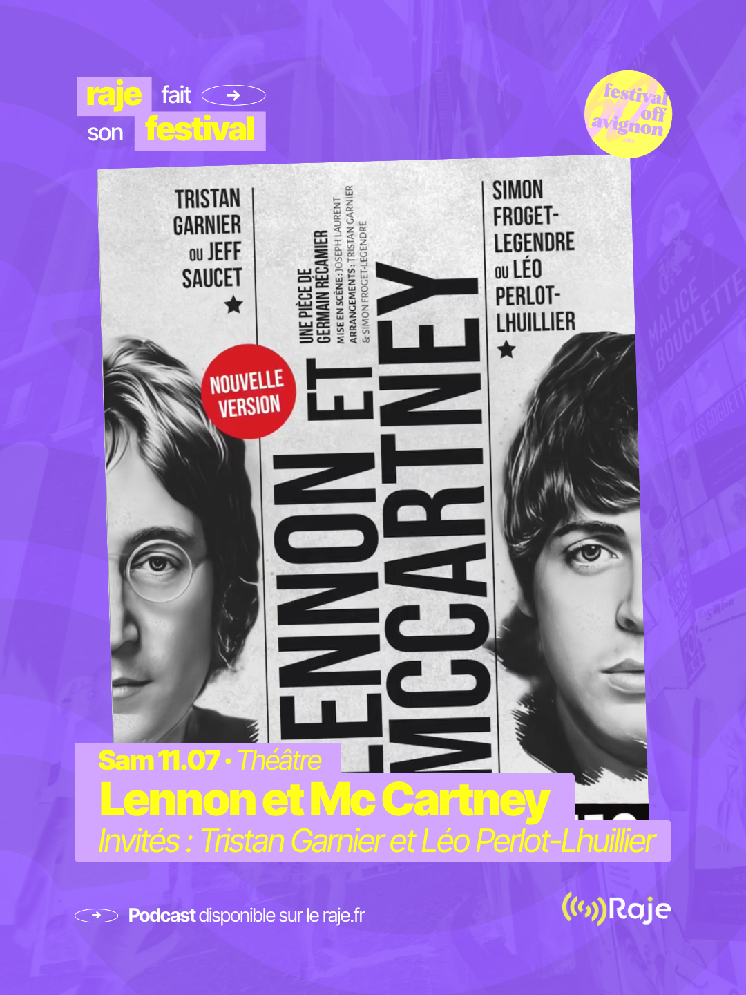 RAJE fait son festival - « Lennon et Mc Cartney » - 11.07.2026