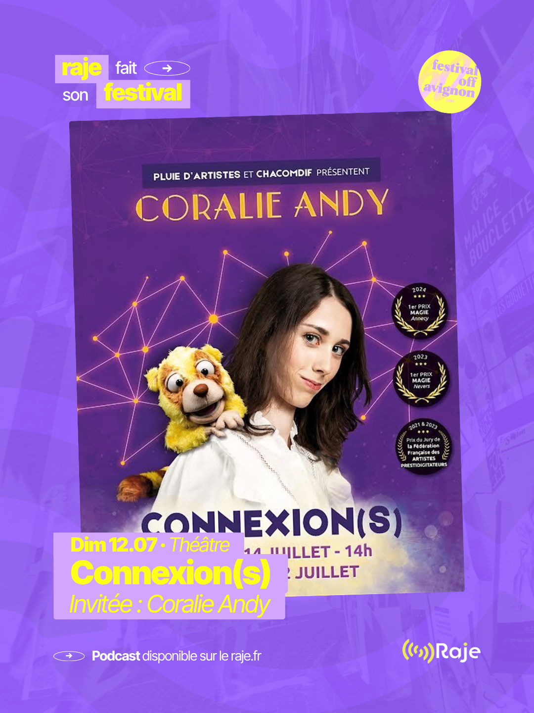 RAJE fait son festival - « Connexion(s) » - 12.07.2026