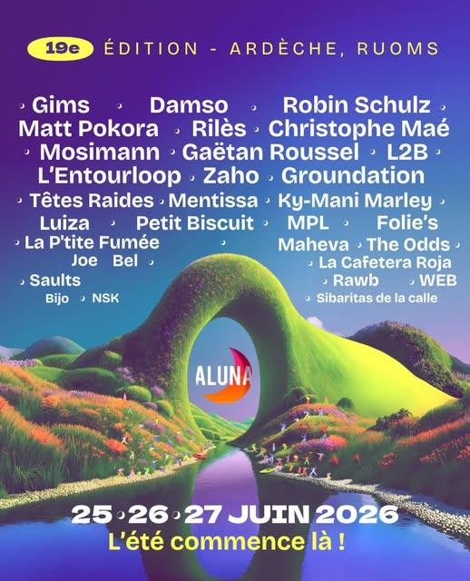 Conférence de presse de Jean Boucher, Président Aluna Festival le 27 juin 2026