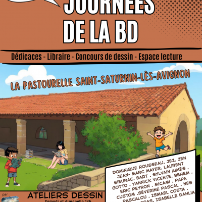 Journées de la BD : la commune de Saint-Saturnin-lès-Avignon prête à accueillir son événement phare