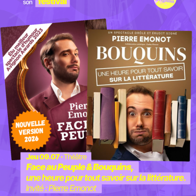 RAJE fait son festival - « Face au peuple » et « Bouquins, une heure pour tout savoir sur la littérature » - 09.07.2026