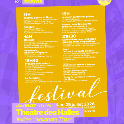 RAJE fait son festival - « Le Théâtre des Halles » - 16.07.2026