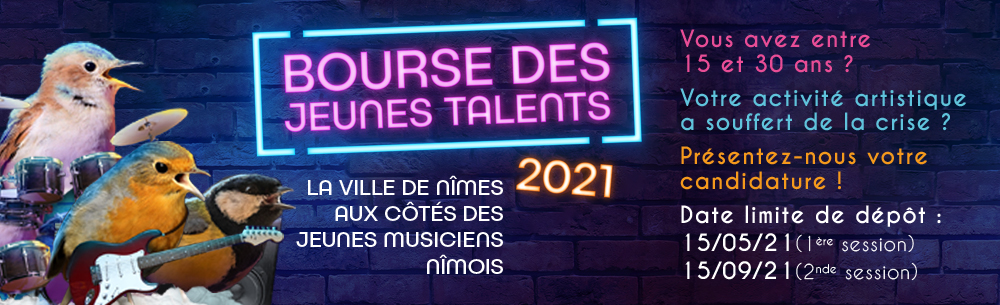 Nîmes: Bourse des jeunes talents 2021